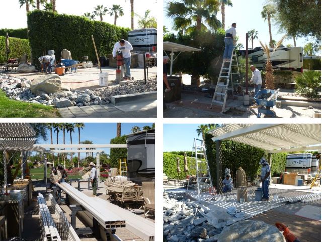 Pergola construction