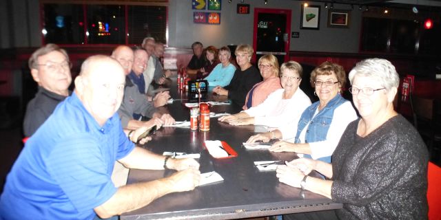 Mike, John, Mike, ?, Jim, Gary, Ken, Judy, Gayle, Karen, ?, Janet, Sharon, Carol