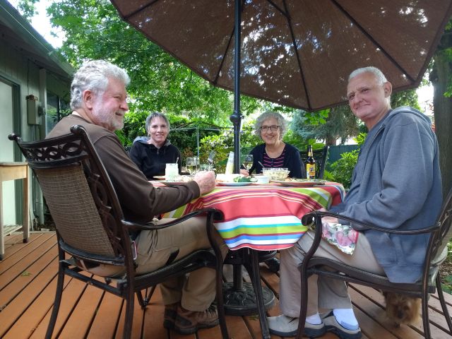 Robin, Gayle, Sharyl, Jim, Max