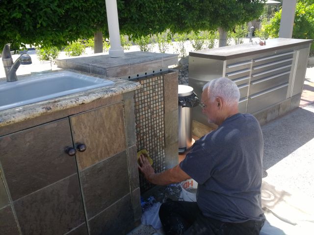 Jim grouting