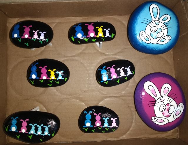 Easter rocks