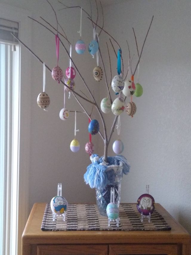 Easter egg tree