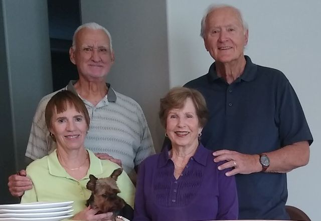 Jim, Mike, Gayle, Bo, Libby