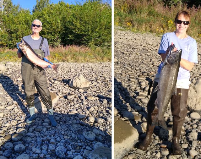 Jim, Gayle First Fish