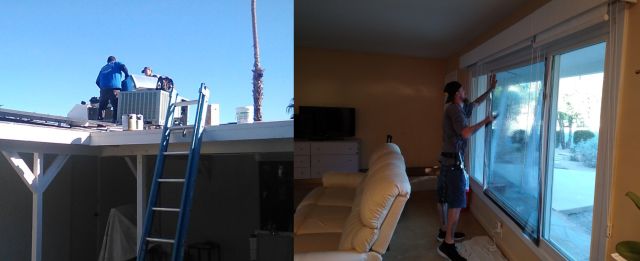 AC Installation and Window Tint