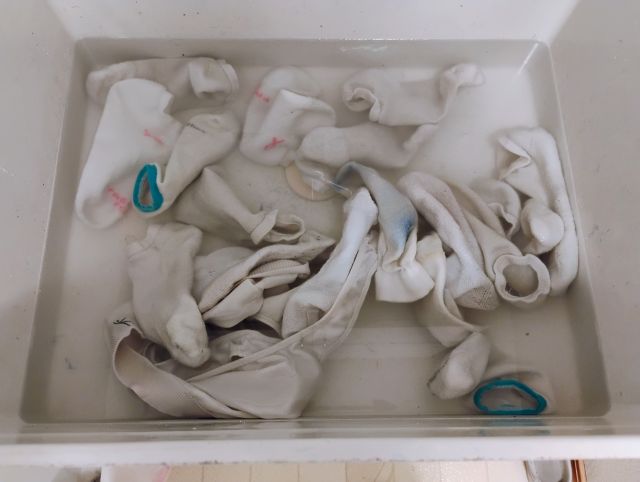 Laundry stripping Laundry stripping