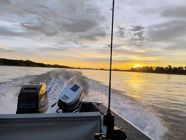Fishing sunrise Fishing sunrise