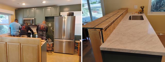 Counter installation Counter installation